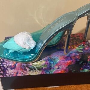 Cape Robbin “Hey You” Blue Slip-On Heels – Size 9, Brand New!